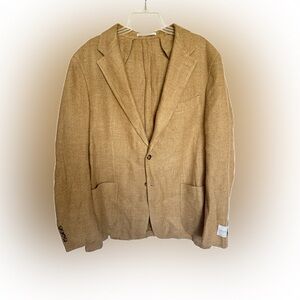 Todd Snyder Camel Herringbone Blazer